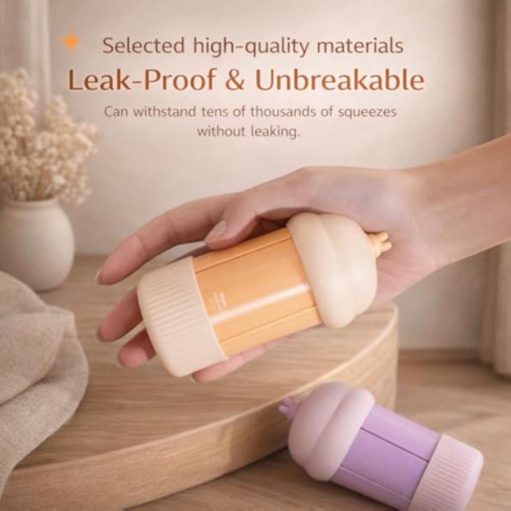 Silicone Travel Toiletry Bottle, TSA Approved