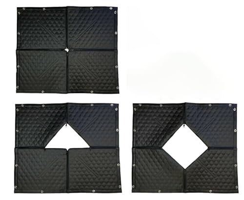 Image of Fits Freightliner Cascadia 2017 & Older (Check Picture #2 for Fitment) Quilted Winter Front Grille Cover (Includes Installation Kit)