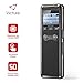 Produktbild Victure Digital Dictaphone 8 GB Memory USB 1536kbps HD Dictaphone Sound Recorder with MP3 Player Built-In Microphone Batteries