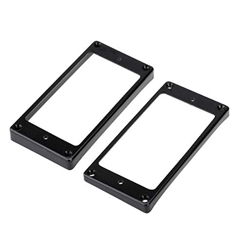 Musiclily Pro Plastique Contour Micro Humbucker Courbe Pickup Rings pour Guitare électrique China Epiphone, Noir