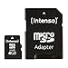 Die besten Micro SD Karten 7 Intenso microSDHC 4GB Class 4 Speicherkarte inkl. SD-Adapter, schwarz