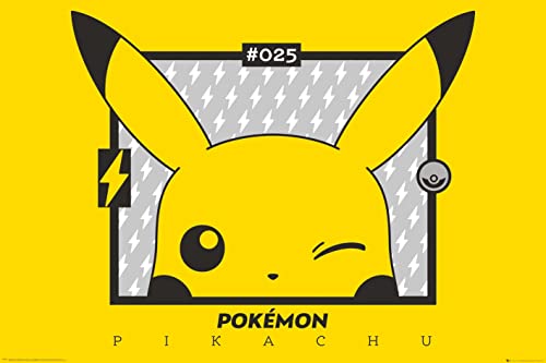 Maxi poster Pokémon Pikachu Wink