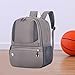 Lljsszr Basketball Backpack Lightweight Portable Breathable Outdoor Soccer Rucksack, Gray