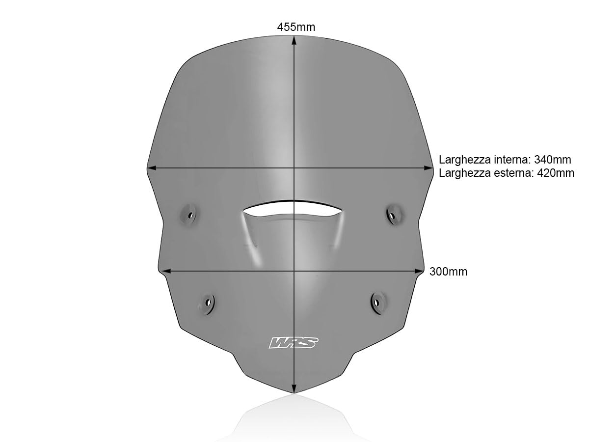 CUPOLINO TOURING FUME' SCURO WRS XL 750 TRANSALP 2023-2024