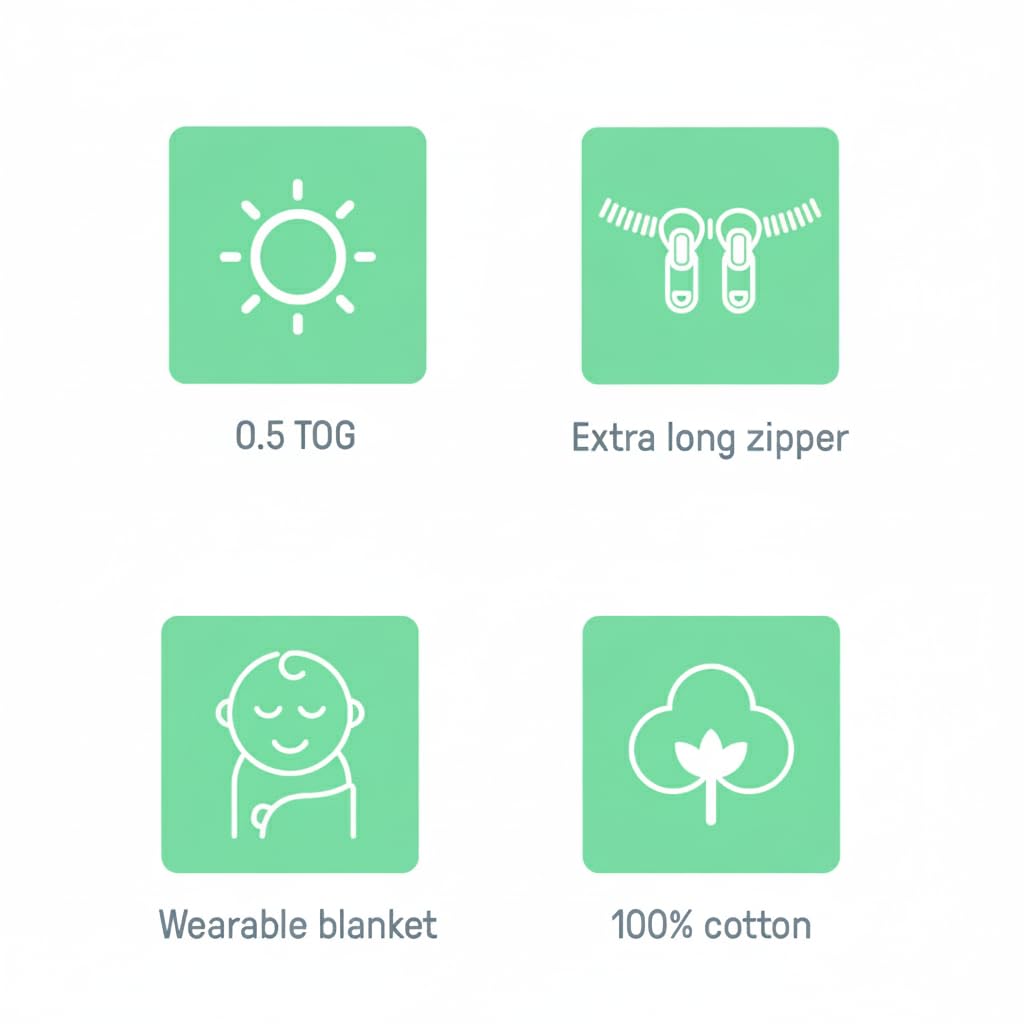 Ingenuity SwaddleMe, Fascia apribile Arms Free, taglia 3-6 mesi, 6-8 kg, confezione da 1, TOG 0,5 - Dashed Lines