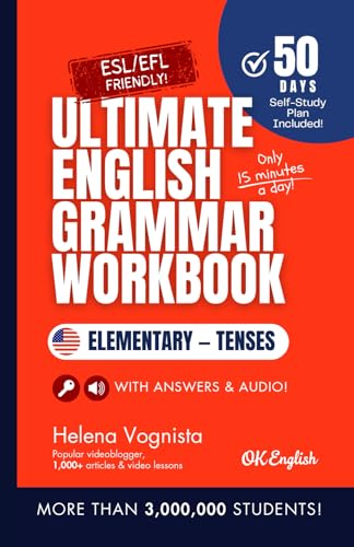 Compare Textbook Prices for OK English grammar workbook for adults: Basic English Grammar Made Simple – ESL Workbook for Adults Learning English as a Second Language ISBN 9798297295803 by OK English,Vognista, Helena