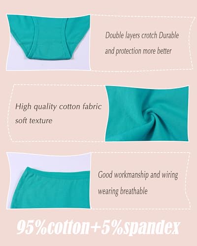 Boboking Teen Girls Underwear Cotton Brief Panties 8 pack3