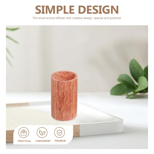 Difusor aromático eléctrico madera mini redondo 5 unidades miniatura 3