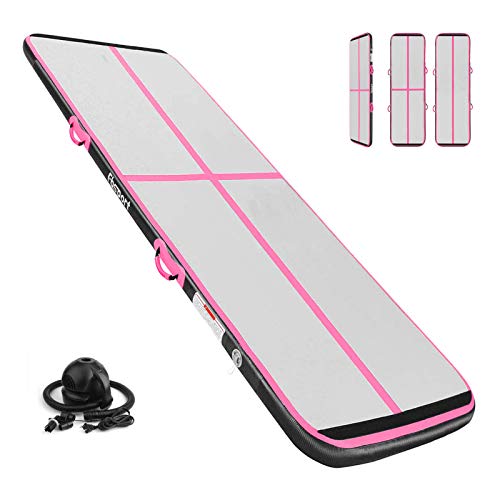 FBSPORT Airtrack 10cm Espesor 3M airtrack Gimnasia Colchoneta Inflable, Tumbling Gimnasia Aire...