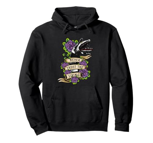 Beetlejuice Vintage Never Trust The Living Sandworm Tattoo Pullover Hoodie