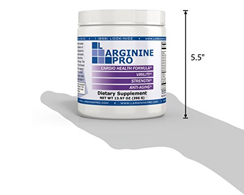 L-Arginine Pro, L-Arginine Supplement - 5,500Mg Of L-Arginine Plus 1,100Mg L-Citrulline, Powder (Grapeberry / 1 Jar) #TOP5