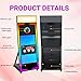 Magic Mirror Photo Booth with Flight Case, 65-43in Interactive Touch Screen Mirror Photo Booth with Instant Print and Sharing Professional Photography for Party Events (Black, 65-43in)