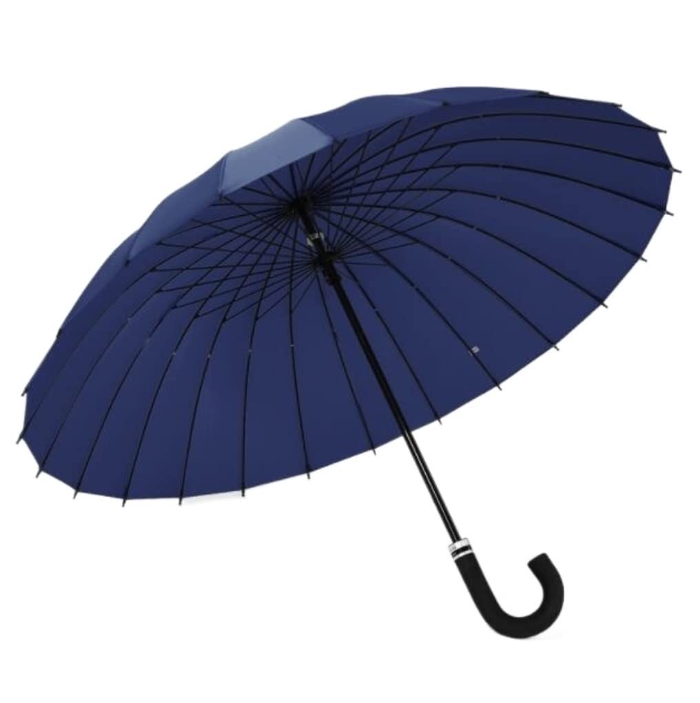 Parasol Podróżny Wiatroodporny Ręczny Otwarty Parasol Golfowy Do Podróży Służbowych Wodoodporne Parasole W Sztyfcie Z Antypoślizgowym Uchwytem Odporny na Burzę (Color : F, Size : 41 Inch)