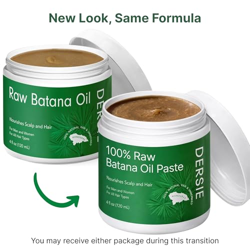 Image of Dersie 100% Raw Batana Oil: Unrefined Raw Batana Oil Paste Sourced from Honduras (4 oz)