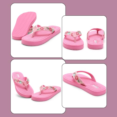 Image of DOCTOR HEALTH SUPER SOFT Women Flip Flops Slippers | Embroidered Comfortable Toe-Ring Sandals for Women | Lightweight Soft Cushioned Everyday Wear Casual Chappals