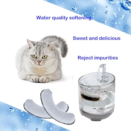 Filtros para fuente de agua para gato Delapan, 6 unidades miniatura 3
