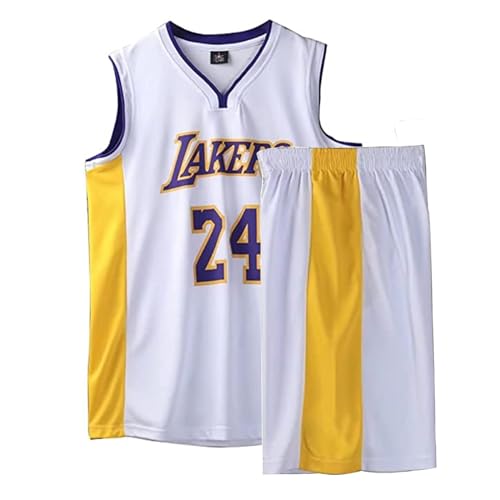 Basketball Trikot Shirt und Shorts, Basketball ärmellose Anzug, Erwachsene Basketball Jersey, Basketball Sportbekleidung, T-Shirt Weste + Shorts, Jugendlich Sweatshirt