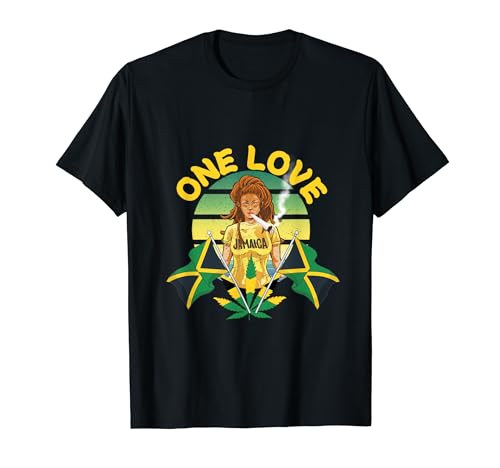 Bandera de Jamaica One Love Reggae Camiseta