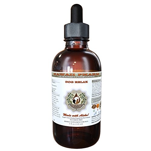 Dog Relax, VETERINARY Natural Alcohol-FREE Liquid Extract, Pet Herbal Supplement 4 oz