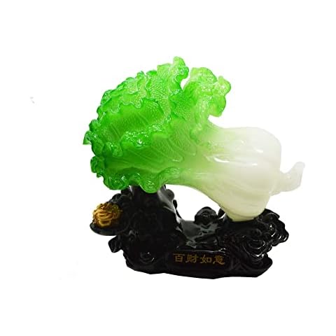 Palmetto Housewares Cabbage Display Solid Resin 20 x 20 x 11 cm Green Pakchoi Decor Cover