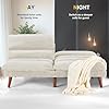 Flamaker Convertible Futon Sofa Bed Futon Couch with Adjustable Back Upholstered Sleeper Sofa Bed for Living Room Furniture (Corduroy, White)