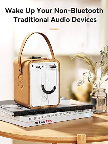 2023 Soomfon Bluetooth 5.3 Car Adapter, Stronger Microphone & Noise Canceling 3.5Mm Aux Bluetooth Receiver For Car With Built-In Microphone Aux Input Compatible With Car Speaker And Home Audio #TOP7