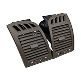 1Pair Compatible For Toyota Camry 2001-2006 Car Front Dash Air Conditioner Outlet Grille 55650-AA020 55650-AA030 AC Air Vent Assembly(GRAY)