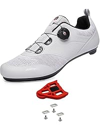 ARTVEP Zapatos de Ciclismo para Hombre y Mujer, Bi...: Zapatos de ciclismo profesionales para hombre: zapatos de diseño creativo de Artvep, el arco resistente hace que sus pies mantengan una postura de conducción correcta, previene lesiones en el tobillo y la rodilla, contribuye a la transmisión de poten...