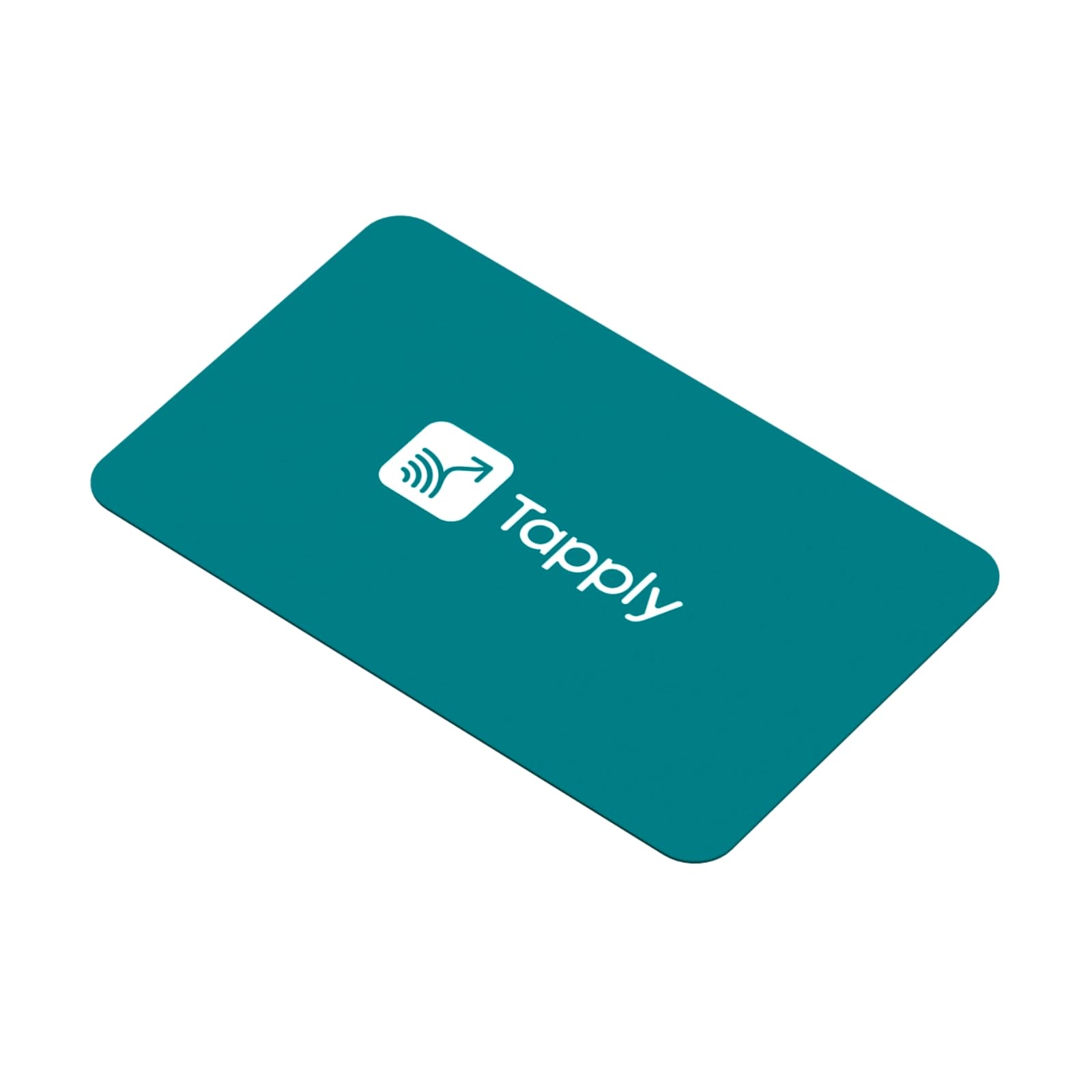 Tarjeta de visita digital con tecnología NFC y código QR, compatible con Android e iOS, perfil actualizable en línea (turquesa)