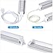 Grow Light, 2ft T8,100W(4 x 25W, 600W Equivalent), Super Bright, Full Spectrum Sunlight Plant Light, LED Grow Light Strips, Grow Lights for Indoor Plants,Greenhouse,4-Pack
