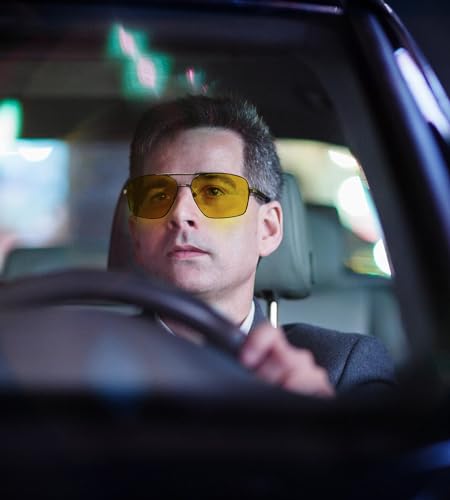 FEISEDY Polarized Photochromic Sunglasses for Men Women, Day Night Driving Safety Glasses B41443