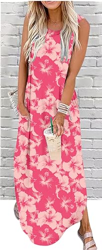 Image of CHUNTIANRAN Maxi Dresses for Women Summer Outfits Boho Beach Long Dresses Casual Sundresses Resort Wear for Women 2026