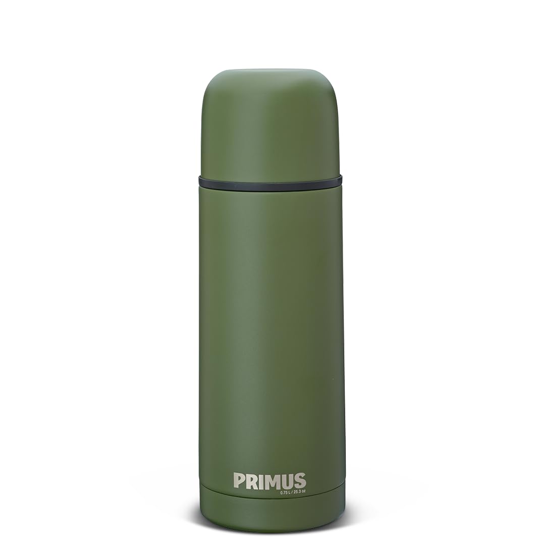 Primus Thermo Isolierflasche - Classic Light Thermosflasche 750ml für Heißgetränke - Spülmaschinenfeste Thermoskanne mit Isoliertem Becher - Geschmacksneutraler Edelstahl - Vakuumflasche