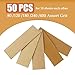 Mini Sander Kit of Detail Hand Sanding Tools and 50 PCS 80/120/180/240/400 Grit Wet Dry Sandpaper Assortment Pack for Wood Furniture, Small DIY Projects and Crafts Polishing