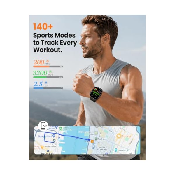 Smart Watches for Men Women, Android/iPhone, Answer&Make Call Fitness Watch - Image 5