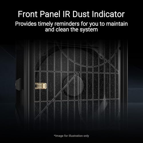 Image of ASUS ProArt PA602 Wood Edition Modern Black E-ATX Mid-Tower Case with Tempered Glass, 440 mm GPU Support, 420 mm Radiator & 3 Pre-Installed Fans