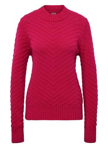 Rabe Pullover Unifarben in Pink für Damen