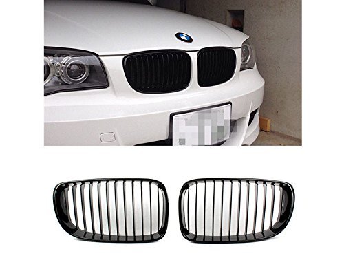 i-Shop E81 E82 E87 E88 LCI 2008-2011 - Rejillas delanteras para niños, color negro mate