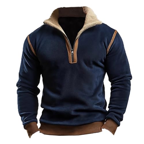 Shirt manche longue ample thermique avec fermeture éclair intégrale