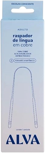 Alva Personal Care Alva Raspador De Língua De Cobre