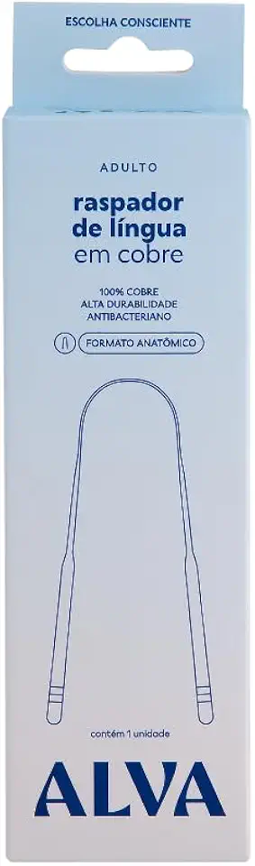 Alva Personal Care Alva Raspador De Língua De Cobre
