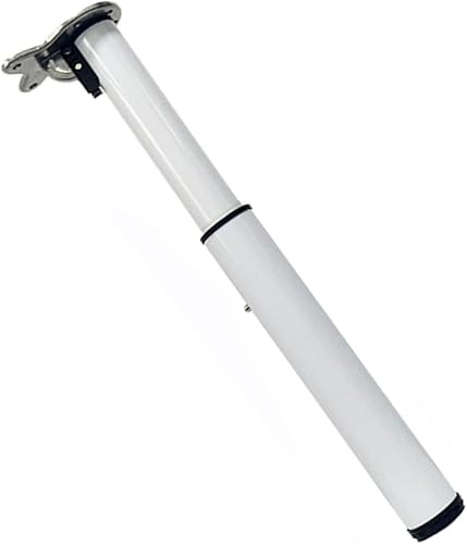 XHALERY 1 patas de muebles, patas de mesa de elevación plegables, patas de soporte de mesa de barra telescópica de acero inoxidable, base protectora