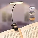 Gritin 19 LED Book Light, Reading Light Book Lamp for Reading at Night with Memory Function, 3 Eye-Protecting Modes -Stepless Dimming, Long Battery Life, 360° Flexible Lamp for Bed,Tablet