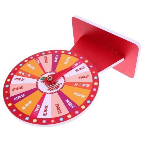NAMOARLY Desktop Prize Turntable Lightweight and Smooth Ideal for Party Games Raffle Carnival Event Supplies