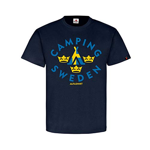 T-shirt supporter Suède bleu L aux finitions premium Copytec 31896 trois couronnes