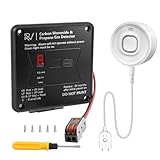 RV Carbon Monoxide & Propane Detectors & Smart Water Alarm Leak Detector with Cable