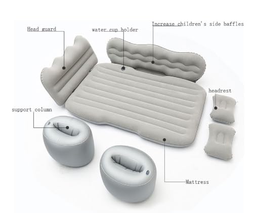 Matelas gonflable de voiture résistant coussin de lit pneumatique stable - 3