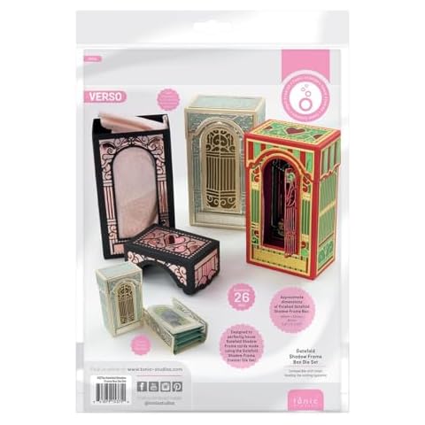 Tonic Studios Gatefold Shadow Frame Box Die Set Cover
