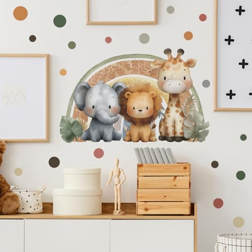 Vinilos decorativos Achang animales safari para niños miniatura 3