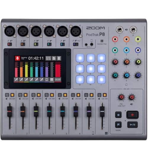 ZOOM P8 6XLR マルチトラックレコーダー